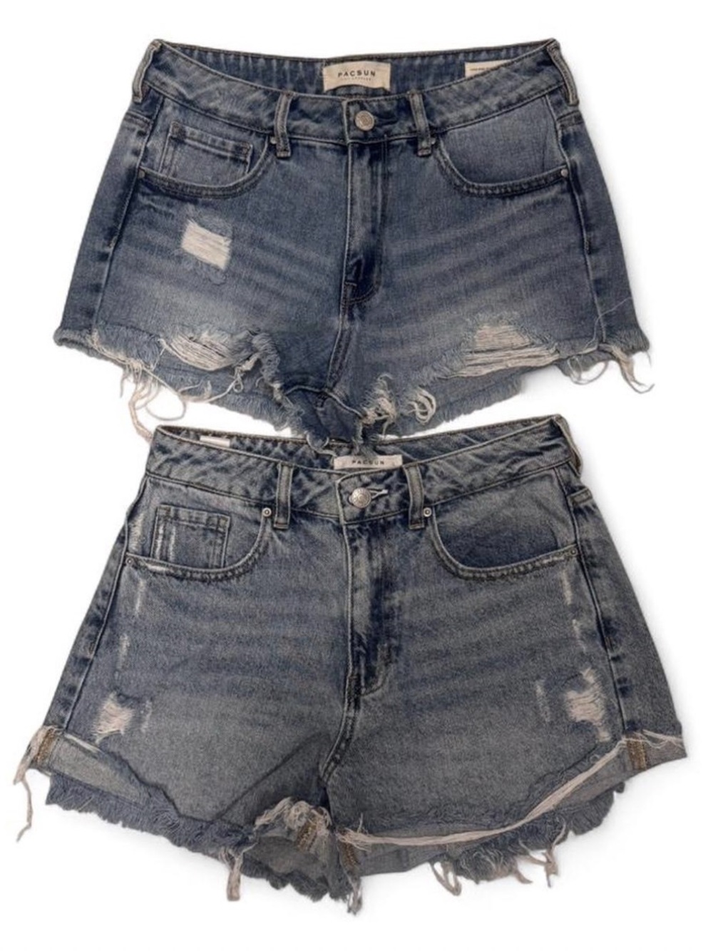 pacsun denim bundle shorts